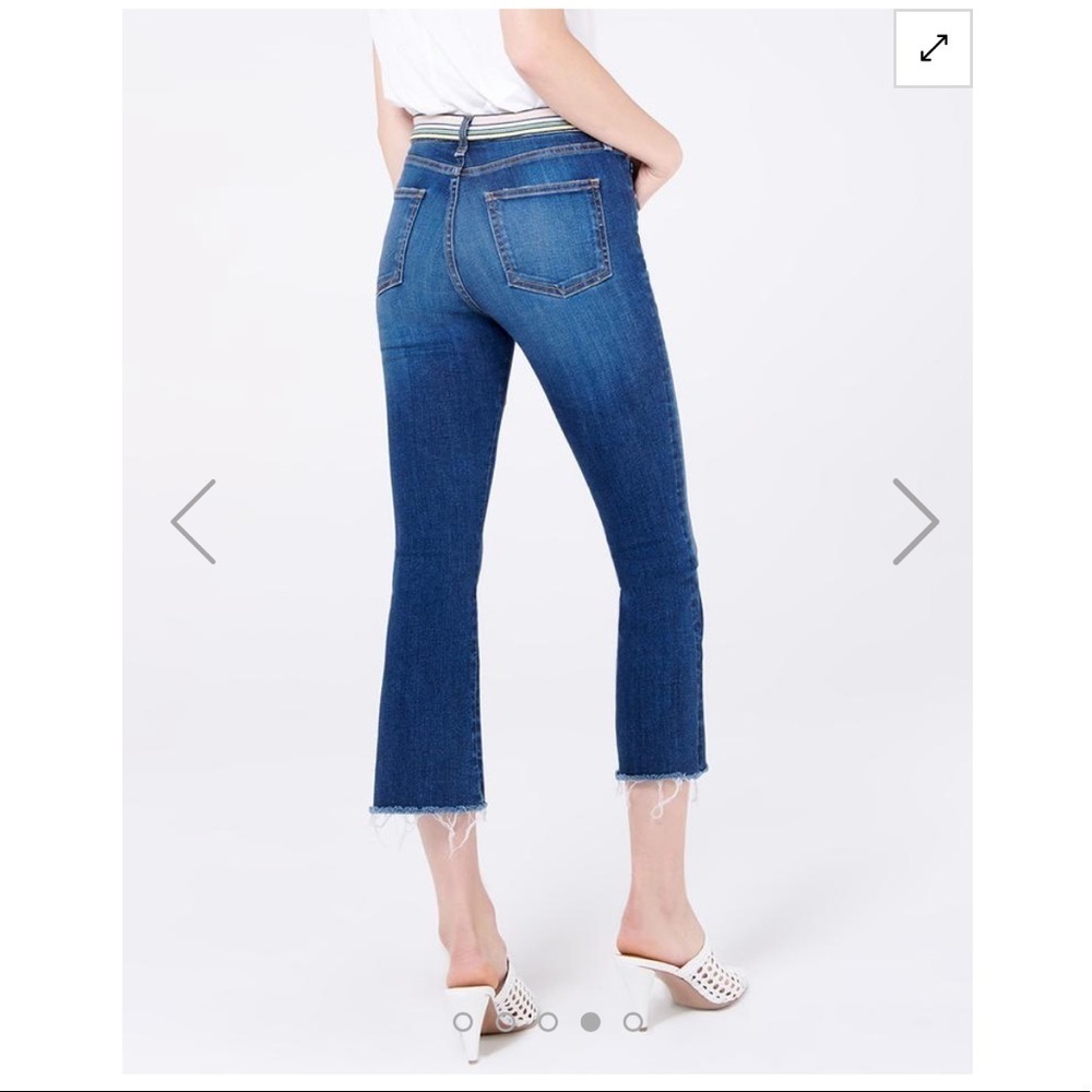 Veronica Beard Carolyn High Rise Baby Boot Jeans - Picture 4 of 9